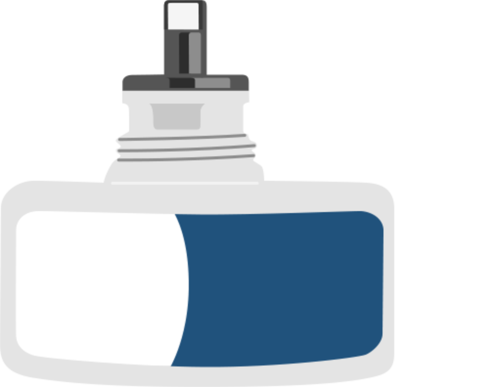 Piexo piezoelectric refill — 6000 sprays per 120ml bottle